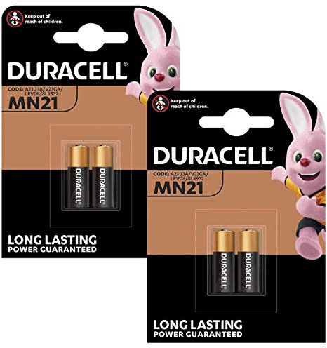 Duracell A23 Lot de 2 Paquets (4 pièces)