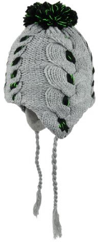 Döll Baby-Mädchen Strick-Inkamütze Mütze, Grau (8100 Light Gray Melange), 49