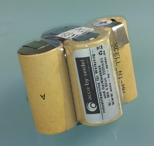 Ersatz-Akku (K55) -B3 4,8 Volt / 3000mAh / NI-MH passend für Kärcher Akku - Besen (Kein Original Ersatzteil!) K55 - K 50