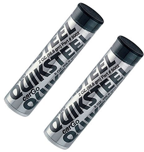 Cargo QuikSteel Steel Reinforced Epoxy Putty Metal Repair Weld (Pack Of 2)