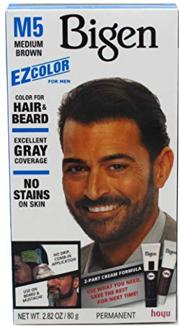 Bigen Ez Color For Men M5 Medium Brown Kit