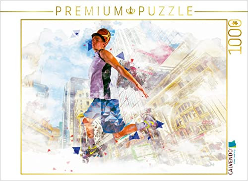 CALVENDO Puzzle Basketball Art 1000 Teile Lege-Größe 64 x 48 cm Foto-Puzzle Bild von Dirk Meutzner Meutzner, Dirk