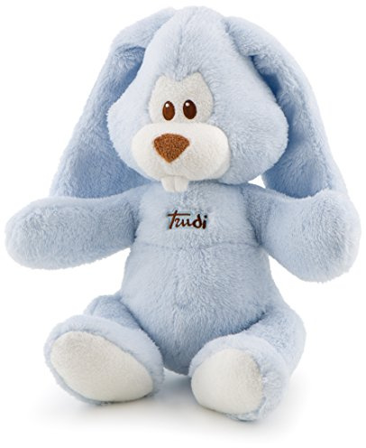 Trudi Hase Cremino Blau Plüschtiere und Doudou-Spieluhren für Babys. Baby-Teddybären für Kinder. Neugeborenengeschenk für die ersten Monate | 26x36x14cm Größe M | Baby Cremino | Modell 18132