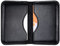 wisdompro Porta Biglietti da Visita Tascabile può Contenere 20 Carte, Porta Tessere Pelle per Biglietti da Visita, Carte di Credito, Moneta e Carte D'identità (Nero)
