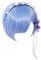 COSPLAZA Perücken Cosplay Wig Re:Zero kara Hajimeru Isekai Seikatsu Rem kurz Blau Anime Haar