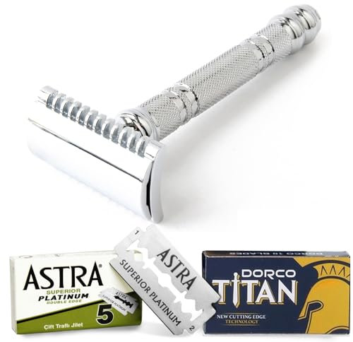 Parker-Astra-DORCO Rasiermesser und Klinge, Grau