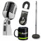 Inta Audio retro anni '50 mic performance Bundle con classico supporto e cavo