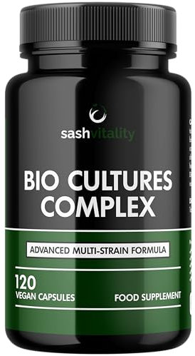 Bio Cultures Complex Probiotics & Prebiotics - 435 Billion CFU - 4 Months Supply - for Women & Men - Lactobacillus Acidophilus, Bifidobacterium, Rhamnosus - Advanced Multi-Strain