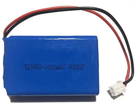BATTERIA A LITIO DI RICAMBIO CENTRALE ALLARME ANTIFURTO M2E 1000 Mah 7,4 V PILA