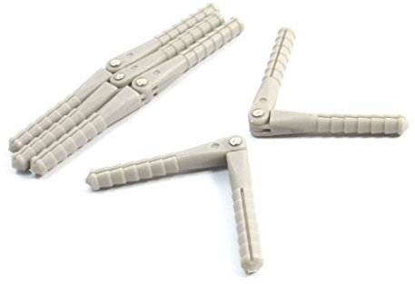 Aexit 5pcs plastique gris 67 x 4,5 mm Super points charnière pour avion bricolage 335O328