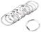 sourcing map 10Stk 304 Rostfreier Stahl Welle Feder Waschmaschine für Schrauben Bolzen 23 x 29 x0,3mm