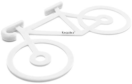 baiki Fahrrad Universal-Spanngummi, Handy Taschenlampe Jacke Werkzeug Halterung. Silikonband, extra stark – Gepäckspanner, Expander, Gummiband (Weiß_)