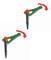 Krinner 2er Set Bodendübel Vario Drill (Wiese; Camping; Strand) Sonnenschirmständer