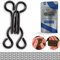 Chiusura per Abbigliamento, 60 Coppie, Lunghezza Totale 17 mm, Nero, Gancio 12 x 8 mm, Occhiello 8 x 8 mm, Accessori Merceria, Set da Cucito per Prolunga Reggiseno, Bikini, Abito, Lingerie, Hook