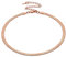 Bestyle Herringbone Choker for Women Rose Gold 5MM Snake Chain Necklaces Chunky Flat Chains Adjustable -15+3.5