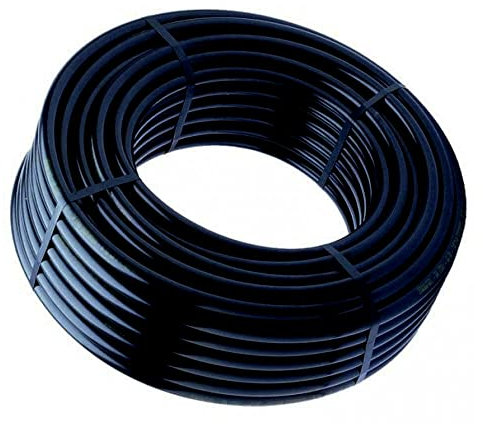 Mugar- Tubería de Riego por Goteo Lisa Negra para Agricultura- 12mm de Diámetro En Rollos de 500 Metros
