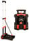 Acroma Chariot à bagages pliable – Diable léger d'une capacité de 35 kg, chariot utilitaire à 2 roues avec cordes élastiques, idéal pour les voyages et le bureau – HT0032 (rouge)