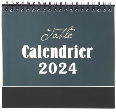 YJZQ Kalender Tischkalender 365 Tage Wandkalender 2024 17x116cm Familienplaner Tischkalender Jahreskalender 2024 Wochenkalender Stehkalender 2024-Ideal als Geschenk