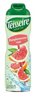 Sirop Teisseire Pamplemousse Rose 60cl - Saveur Originale et Rafraîchissante - Idéal pour Cocktails et Boissons Sans Alcool - Le Lot De 3