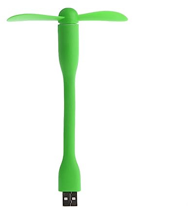 HENANX Creative USB Fan Flexible Portable Fan And USB LED Light Lamp For Power & Notebook & Computer Gadget