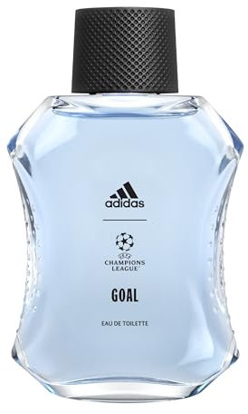 adidas UEFA GOAL Edition Eau de Toilette 100ml – Parfum Frais Longue Tenue à la Sauge & Patchouli, Vegan