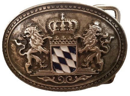 Pezzo D'oro Koppelschnalle Bayern Gürtelschnalle Bayerisches Wappen, Bayrischer Löwe