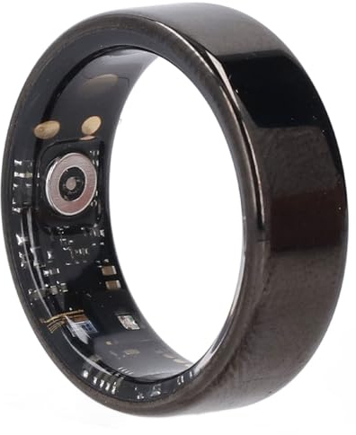 ciciglow Smart Ring, Gesundheitsring Schrittzähler Kalorien Fitness Tracker Ring, IP68 Wasserdichter Intelligenter Tragbarer Geräte-Sportring (9#)