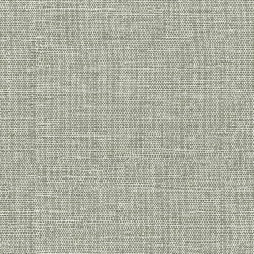 Aitakatta Carta da parati ruvida in finto tessuto verde chiaro, autoadesiva, in tessuto di lino testurizzato rimovibile, carta da parati adesiva per decorazione domestica, armadio e camera da letto