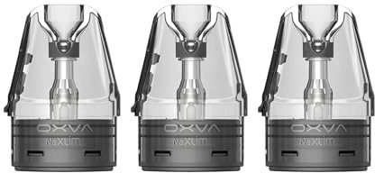 OXVA Nexlim Replacement Cartridge, 0.6 ohm, 2 mL, Pack of 3, Nicotine Free, Liquid Free, Compatible with Nexlim Kit