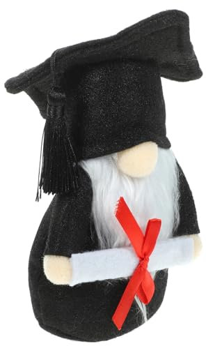 ABOOFAN Wichtelpuppe Mit Arztmütze Rote Schleife Schulanfangsdeko Perfekt Für Büro Geschäft Bar