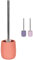 KW Luxury Ceramic/Porcelain/Stoneware Toilet Brush and Holder (Terracotta)