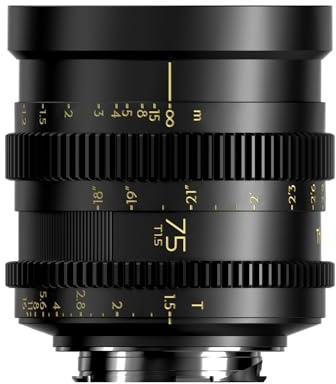 THYPOCH Simera-C 75mm T1.5 FF Prime Cine Lens for Leica M-Mount - Black