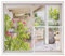 MYCARBON Mosquitera para Ventana 1pcs 100x120cm, Instalar Facilmente sin Taladrar, Malla Mosquitera para Toda Ventana, Sin Cortar, Blanco