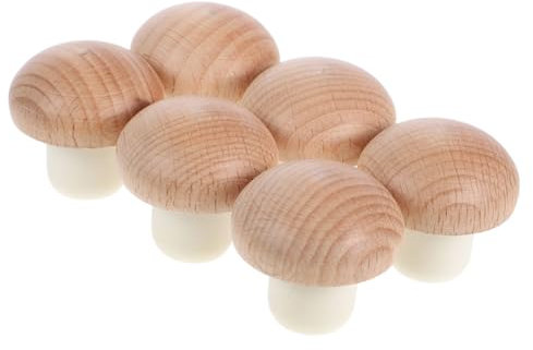 FUNNETOYU 6stücke Wiederverwendbare Holz-weinkorken Mit Silikonverschluss Für Wein Und Bierflaschen Zum Frischhalten Und Dekorieren