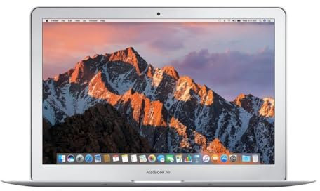 Apple MacBook Air 2017 avec Intel Core i7 (13-Pouces, 8 Go de RAM, 128Go SSD Stockage) AZERTY Français Argent (Reconditionné)