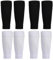 ZcrPrn Football Sock Sleeves,Football Sleeve Socks,4 Pairs Sock Sleeve,Pre Cut Socks for Running Basketball Men Women,Fits Over Shin Pads