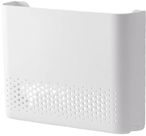 NethCasti Router Cover, 8.7x11.8x2.6 Inch Wifi Box Hider with Ventilation Holes, Wall Mount & Quick Cooling Router Cabinet for Home, OfficeWifi