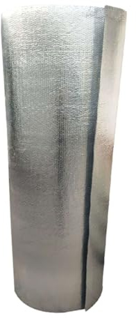 Panneaux réflecteurs pour radiateurs, Rouleau isolant en feuille déflectrice de chaleur for radiateur, réflecteur thermique à double bulle en aluminium, plusieurs tailles(1x3m)