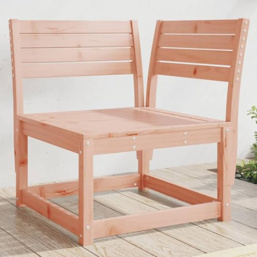 Yunovire Garten-Ecksofa 73x73x78 cm, Massivholz Douglasie, Robustes Outdoor-Loungemöbel für Terrasse, Balkon und Garten, modular erweiterbar