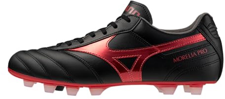 Mizuno Herren Fußballschuh Morelia II Pro FG - P1GA2506, Farbe:schwarz/rot, Herren Schuhe:44.5