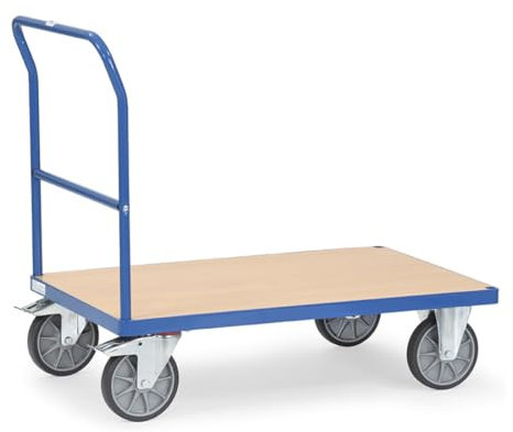 fetra 2501 Plattformwagen MultiVario, Holzplattform, (T)600 mm