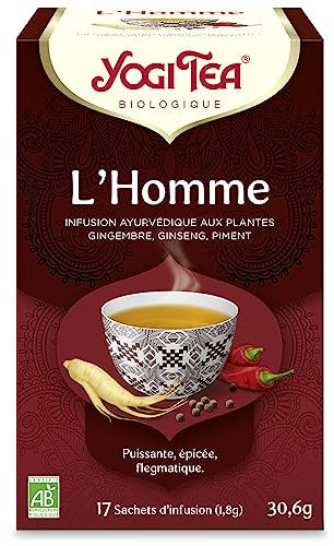 Yogi Tea Männer Tee, Bio-Kräutertee (1 x 30,60 gr)