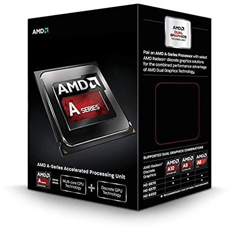 AMD FM2 A10-6800K Processore da 4,1GHz, 4MB Cache, 100W, Argento
