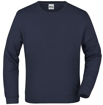 James & Nicholson Sweatshirt French Terry - Hochwertiger Sweat Pullover für Damen und Herren