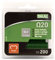 SALKI - Grapas para Cercas Ω20, Blíster de 200 Grapas Anilladas Galvanizadas, Diámetro 2mm, Color Verde