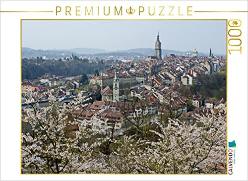 CALVENDO Puzzle Berner Altstadt vom Rosengarten aus 1000 Teile Puzzle quer | 1000 Teile Lege-Größe 64 x 48 cm Foto-Puzzle für glückliche Stunden