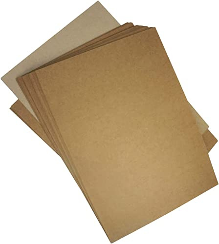 25x Blatt Kraftpapier 300g DIN A3 297x420mm sandbraun Bastelkarton ECO Vintage Ideal für Scrapbooking, Gestaltungsarbeiten, Einladungen, Hochzeit, Weihnachten, Geburtstag, Geschäftskarten