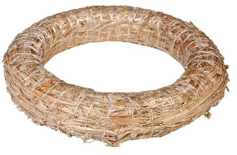 Schreiber Deko Strohkranz Natur Ø 30 cm / 5 cm