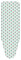 Colombo Foderina da Stiro 140x55 Triangoli Azzurri Taglia XL