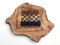 Juego de ajedrez rústico, tabla de ajedrez, tamaño S incluye figuras de ajedrez, madera de olivo, hecho a mano.